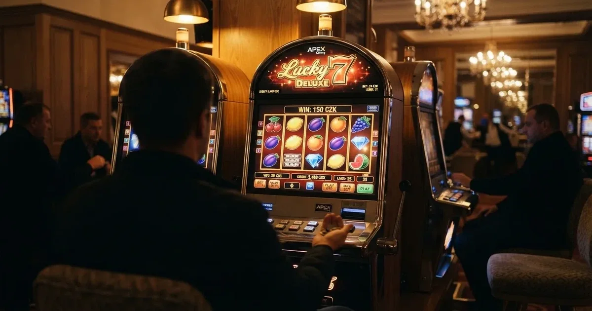 Koláž logotypů nejvýznamnějších vývojářů casino her působících na českém trhu — Synot, Kajot, Apollo Games, Pragmatic Play, NetEnt